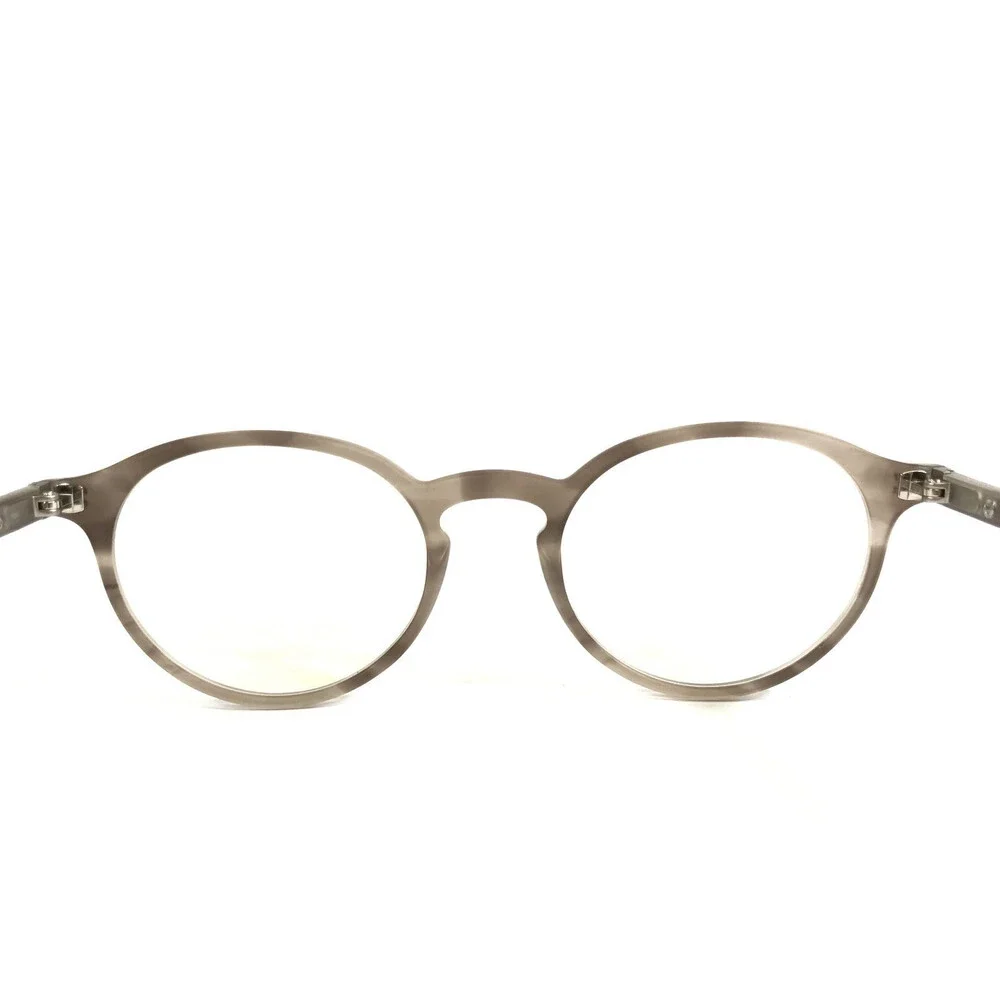 Gray Horn Round Full Rim 49-20-145